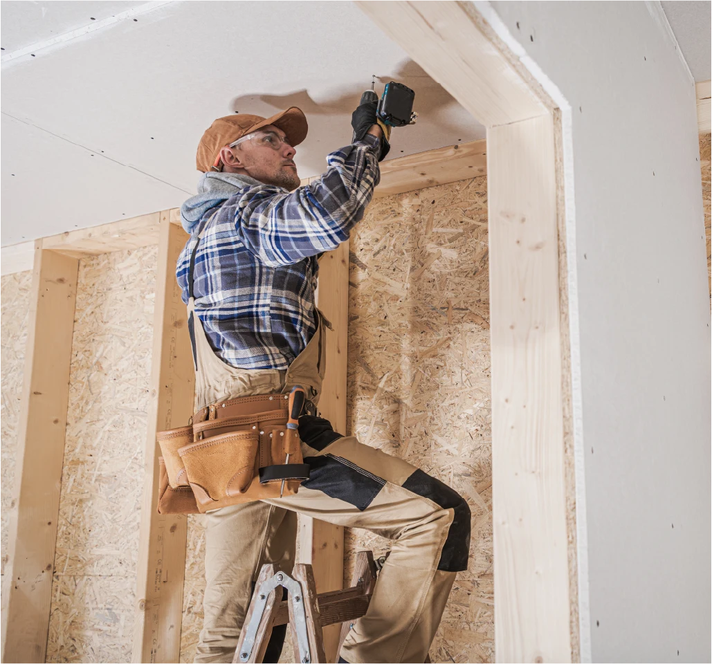 Pose de gypse professionnelle